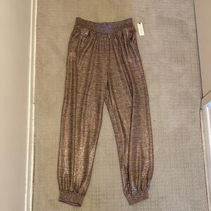 Shimmering women’s fancy joggers